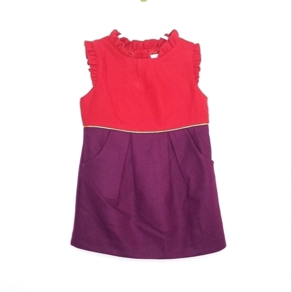 Janie and Jack Wool Blend Lined Dress 12-18m - Picture 1 of 5